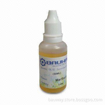 E-liquid in Press Rotate Bottles, Available in Various Flavors